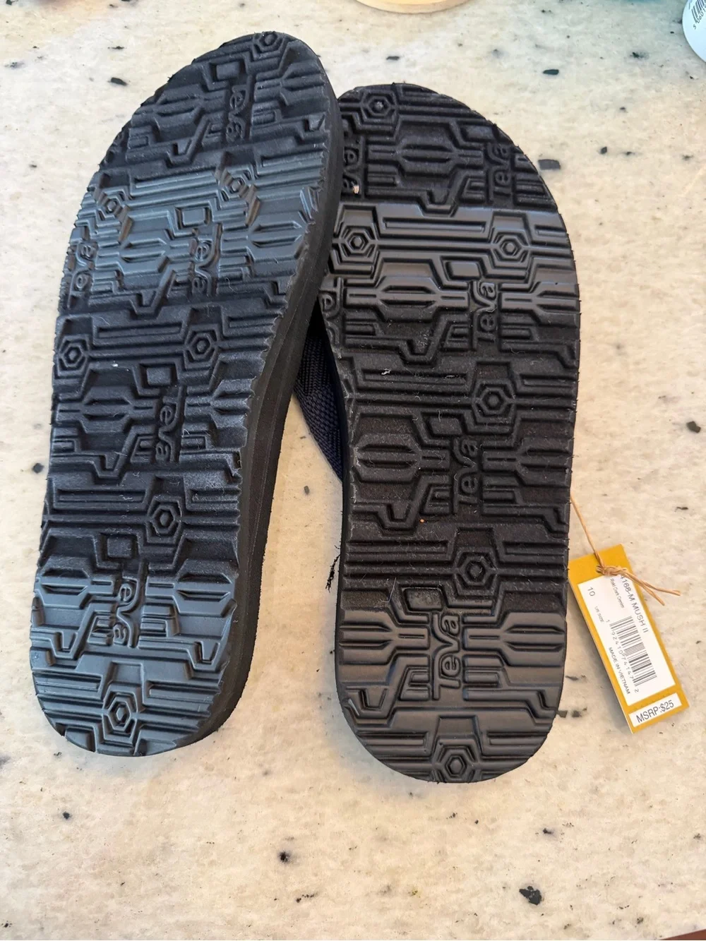 Teva Navy Mush Flip Flops